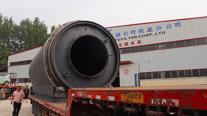 12噸廢塑料裂解煉油設備