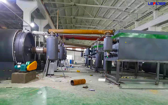 利菲爾特江蘇客戶油泥裂解項(xiàng)目