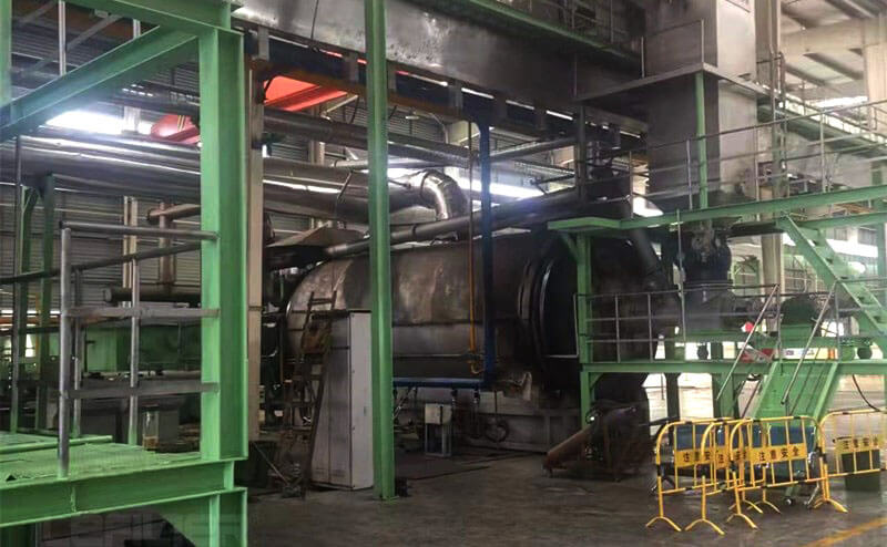 半連續(xù)式輪胎油生產(chǎn)線現(xiàn)場(chǎng) 半連續(xù)式輪胎油生產(chǎn)線現(xiàn)場(chǎng)