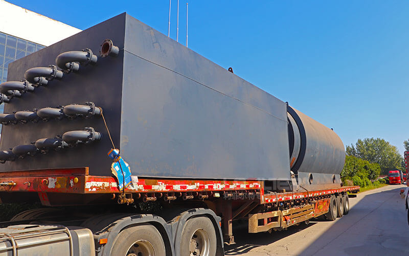 廢輪胎煉油設備主機+冷凝水箱 廢輪胎煉油設備主機+冷凝水箱